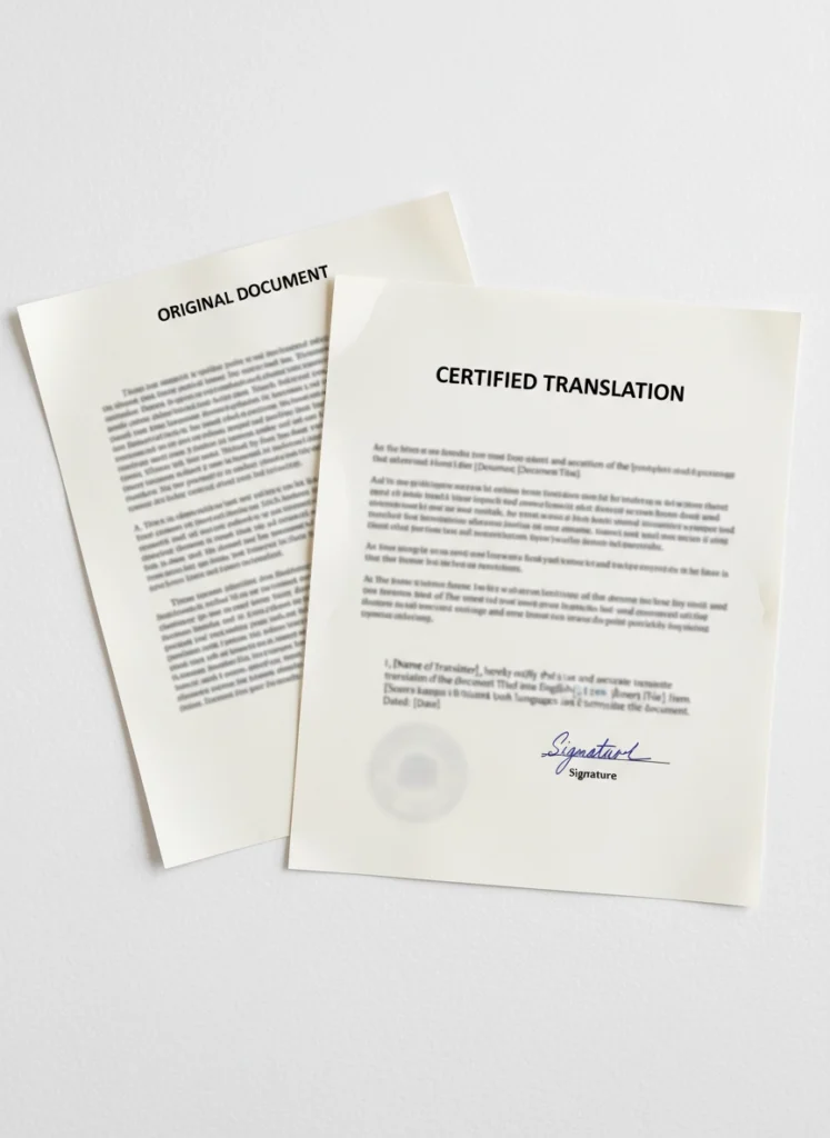 certified translation