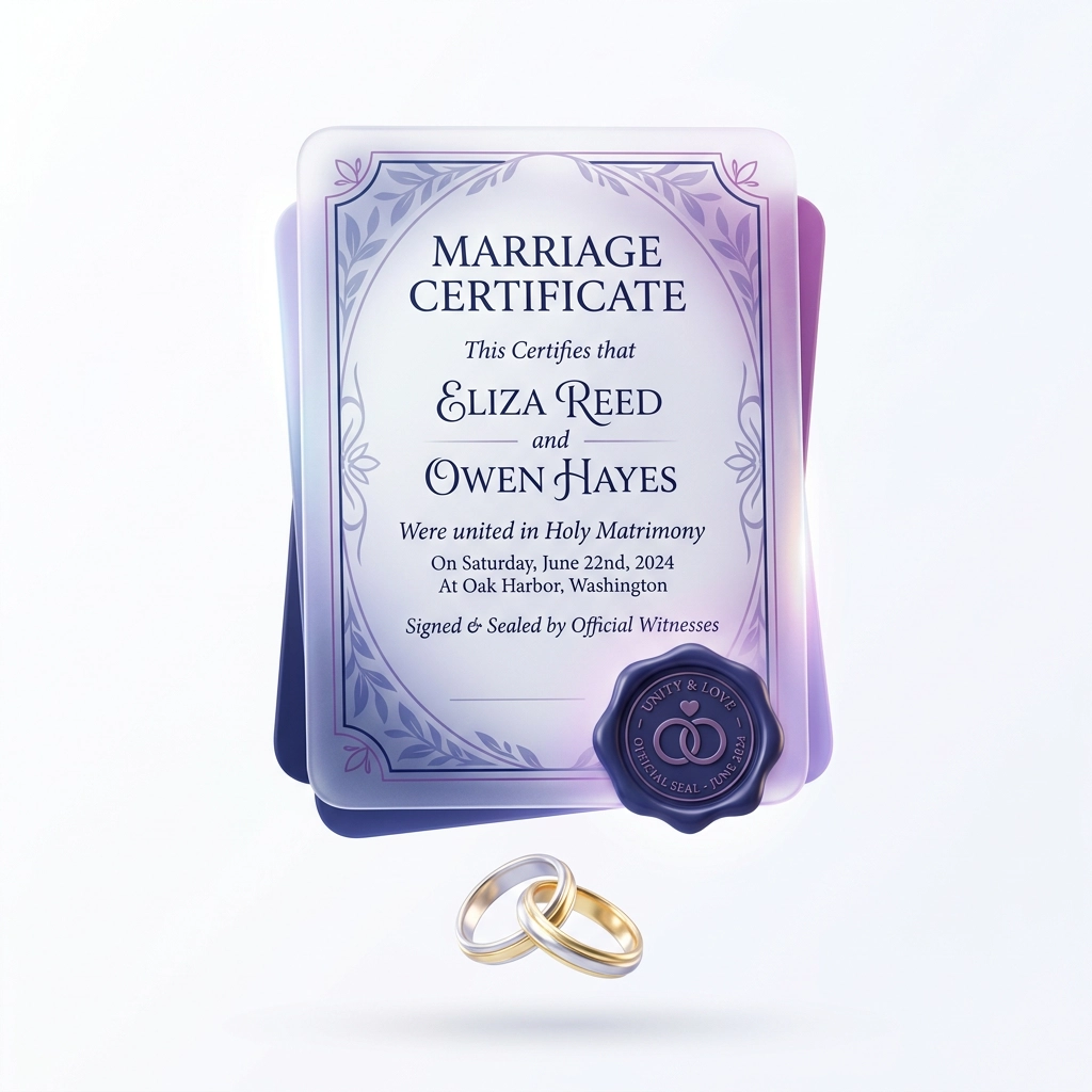 Marriage Certificate Translation